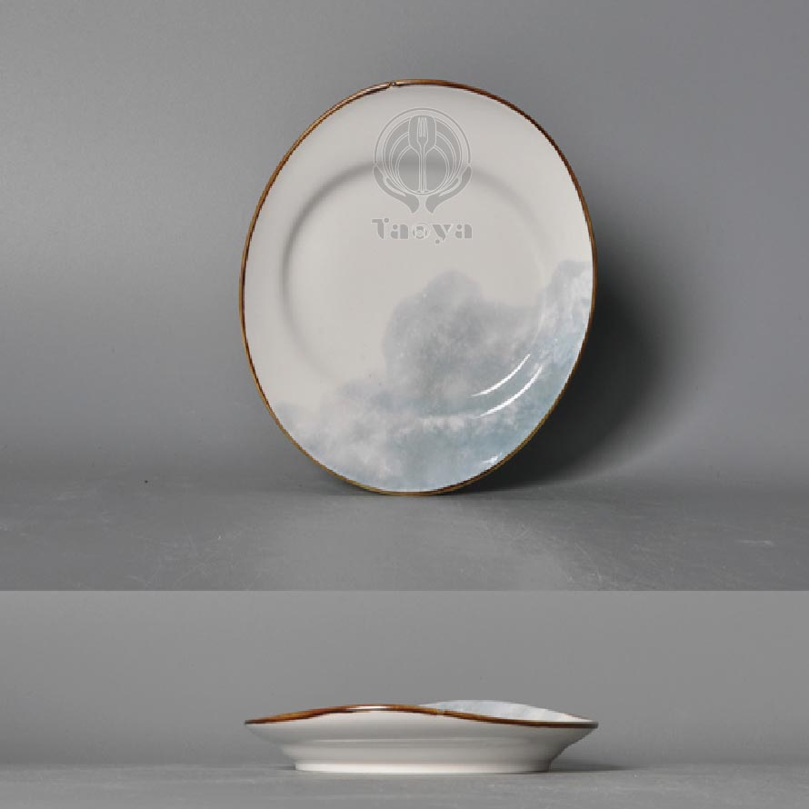 深海7"寬邊變形盤|HAN-CHP11335-SH