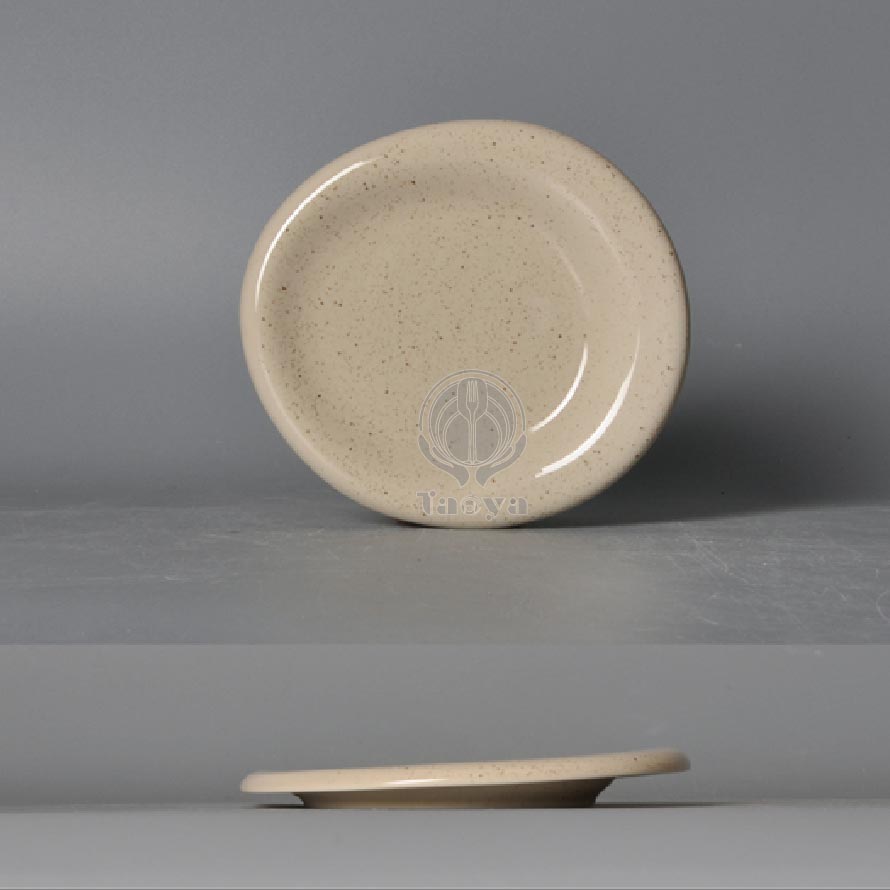 古朴7"靈石反邊盤|HAN-CHP11358-GP