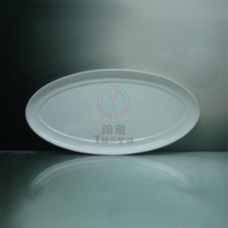 18"橢圓有邊盤|HAN-CHP4069-W