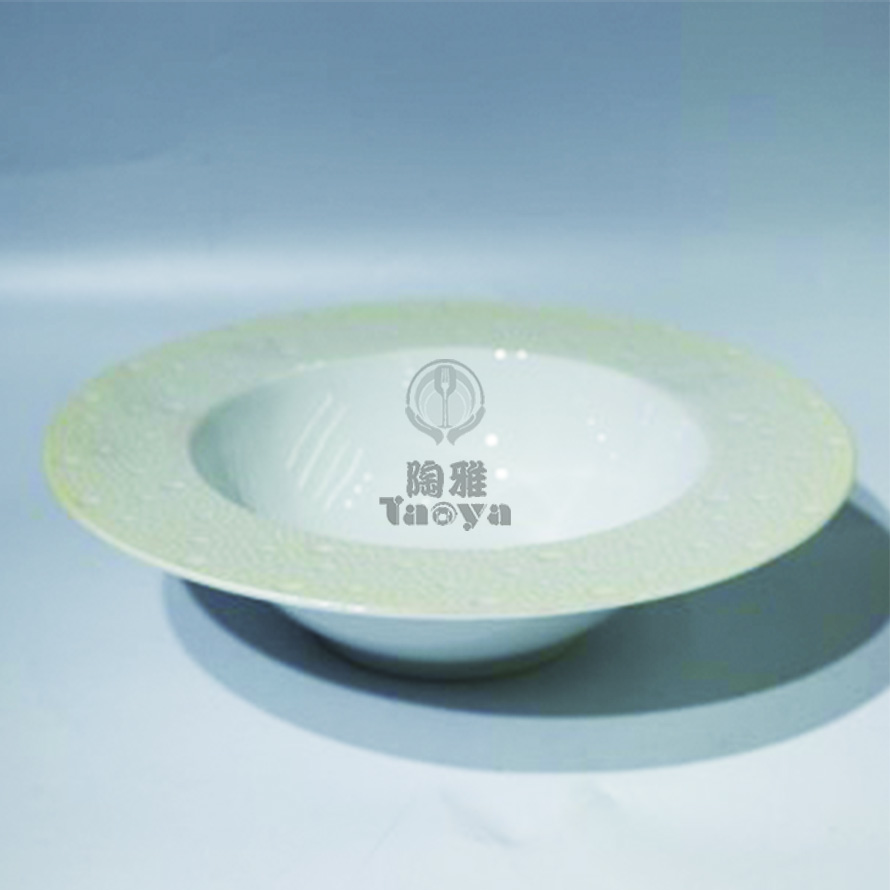 9"隕星平邊碗-青白瓷素面(珠光)|HAO-HX-031-21-9