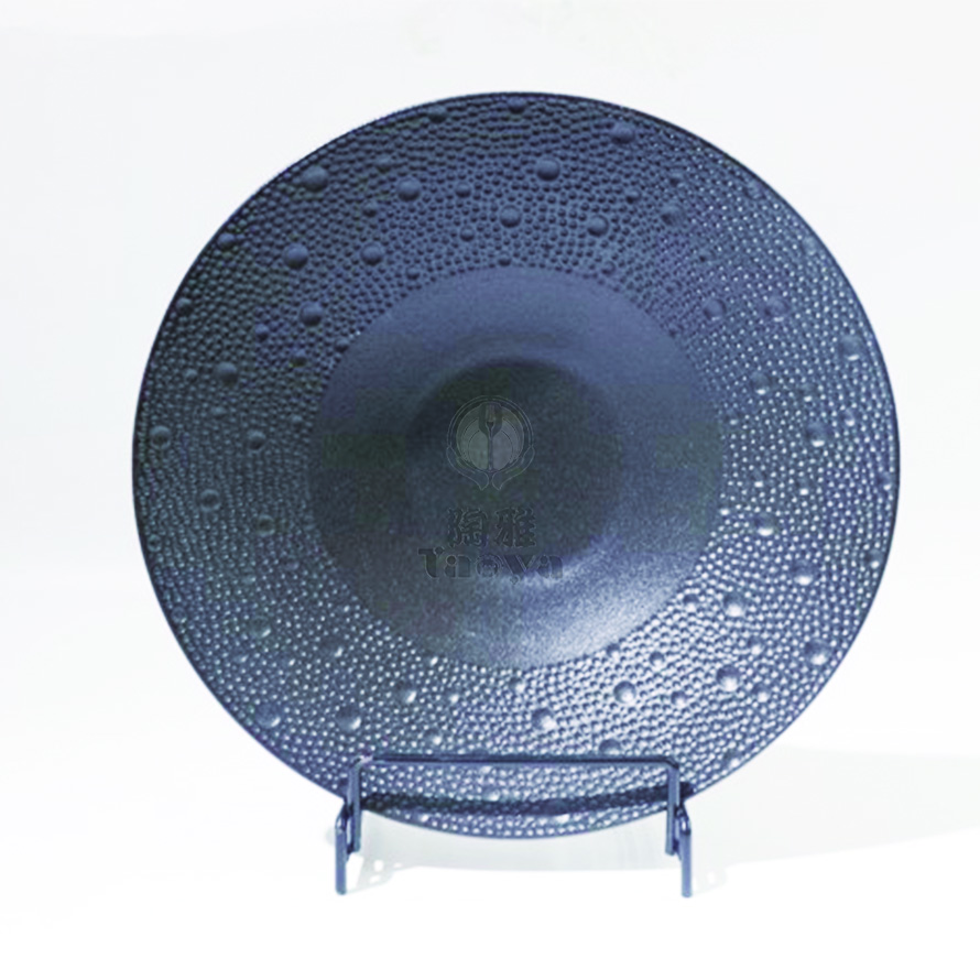 11"隕星小腳碗-磨砂黑|HAO-HX-030-04-11