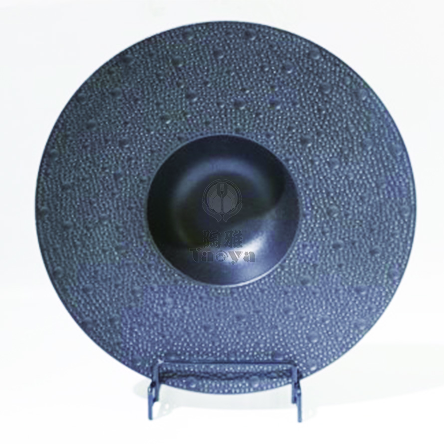 10.25"隕星草帽碗-磨砂黑|HAO-HX-030-09-10