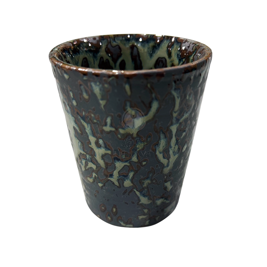 直筒羅紋杯-黑珍珠|C+DR-HZZ0009