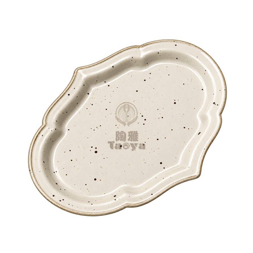 歐式花盤小號米白|CUT-014-5